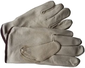 Fleeced Lined Pigskin Driver Gloves (PAIR) - All Sizes